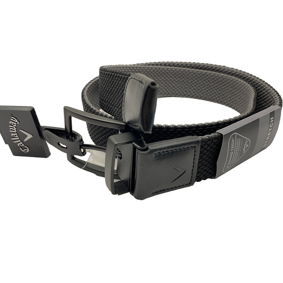 Callaway Swing Tech Reversible Stretch Braided Men Golf Belt Black M 34-36 NWT - Picture 1 of 7